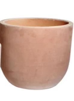 Pot rond Whitewash Bullet terre cuite Ø 33 cm