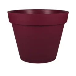 Pot Toscane Ø60cm bourgogne 76L EDA
