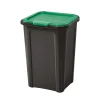 Poubelle de recyclage Cover Line 45L couvercle vert