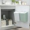 Poubelle de tri Ready to collect 10L blanche