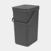 Poubelle Sort&Go 16L grise