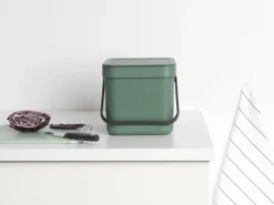 Poubelle Sort&Go 6L vert foncé