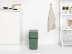 Poubelle Sort&Go 16L vert foncé