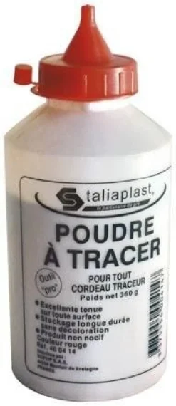 Poudre à tracer - 360g rouge