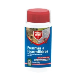 Poudre anti-fourmis poudrage et arrosage 400g PROTECT EXPERT