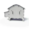 Poulailler Harmony 4 poules 96x119x91 cm CHICK'A
