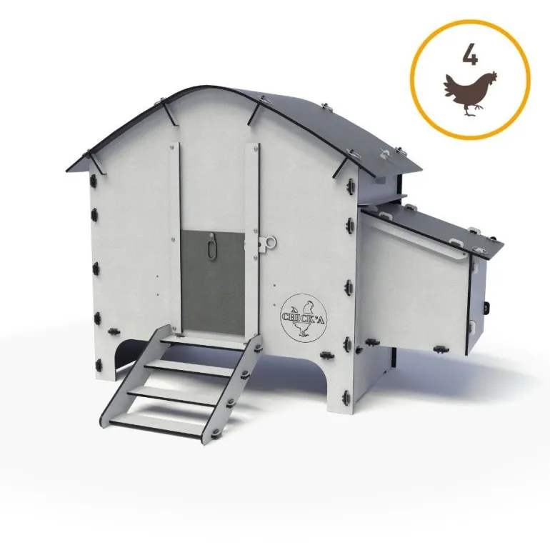 Poulailler Harmony 4 poules 96x119x91 cm CHICK'A
