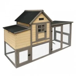 Poulailler Ranch country 7 poules 198x76x122 cm