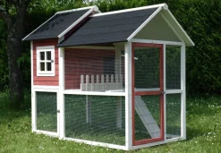 Poulailler style Sutton 5/7 poules 175x111x155cm