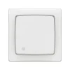Poussoir ASL complet blanc contacts NO/NF complet avec LED