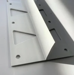 Profil Tcourb' PVC gris clair 30mm 2m