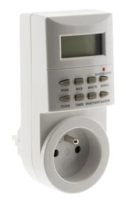 Programmateur digital hebdomadaire 3680W