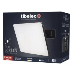 Projecteur LED 30W / 2500LM full screen noir IP65