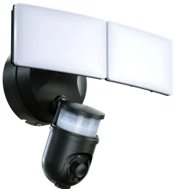 Projecteur mural LED avec caméra intégrée