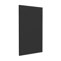 Protection murale Unie verticale acier noir givré 81x120 cm