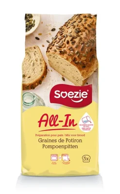 Préparation pour pain aux graines de potiron 2,5kg - All-in