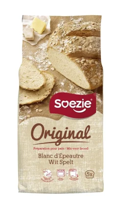 Préparation pour pain blanc d'épeautre 2,5kg SOEZIE