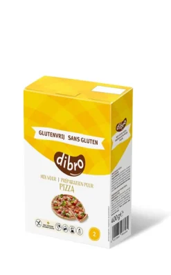 Préparation pour pizza sans gluten 400g DIBRO