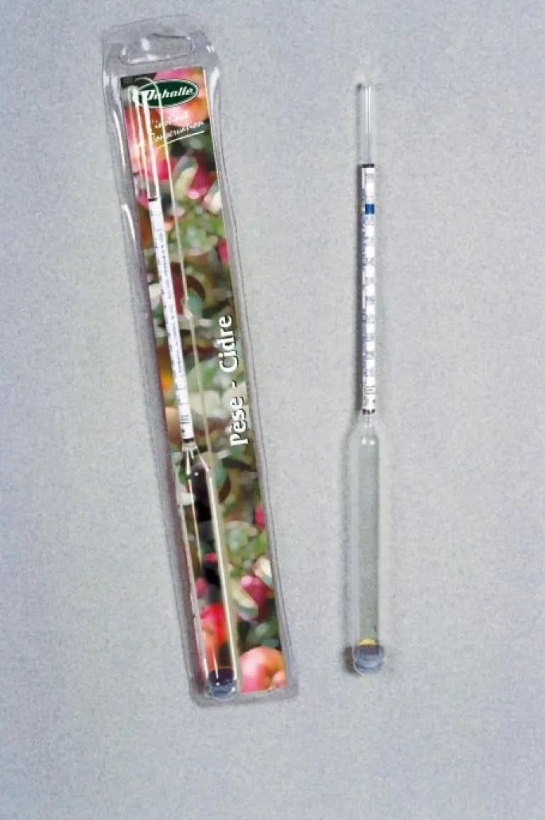 Pèse-cidre densimètre / cidromètre - Gradué