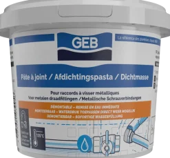 Pâte à joint spécial eau potable filetages métalliques 500g