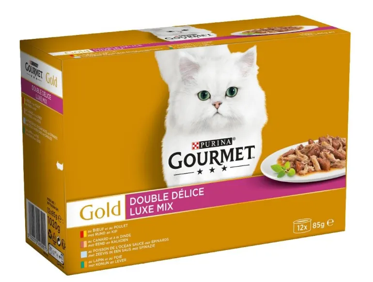 Pâtée pour chat Double Délice 12x85g GOURMET
