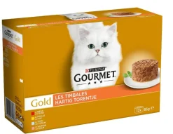Pâtée pour chat Les Timbales 12x85g GOURMET