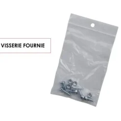 Équerre noire pour boîtes aux lettres (x2)