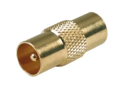 Raccord OPTEX coaxial 9.52mm mâle/mâle connectique doré
