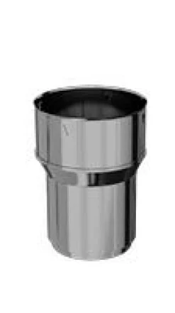 Raccord poêle-tubage inox 180m x 200/206mm