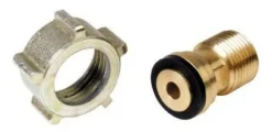 Raccord butane direct pour tuyau serti 3/8"G