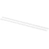 Rail mural double F50 100cm Blanc