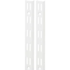 Rail mural double F50 100cm Blanc