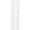 Rail mural double F50 50cm Blanc