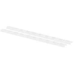 Rail mural double F50 50cm Blanc