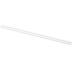 Rail mural simple F50 150cm Blanc