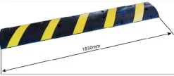 Ralentisseur monobloc avec fixations asphalte 1,83 x 0.3 m