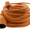 Rallonge électrique fiche 2P+T 16A H05VV-F 3G1,5 25m 3680W