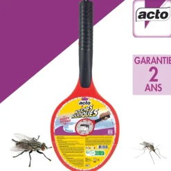 Raquette électrique contre mouches et moustiques