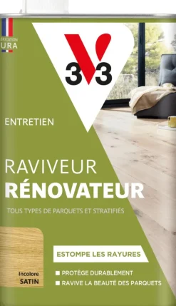 Raviveur-Rénovateur parquets et stratifiés incolore Satin 1L