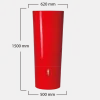 Récupérateur d'eau kit Color 350L + collecteur GARANTIA