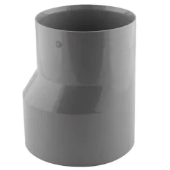 Réduction excentrée PVC évacuation mâle/femelle Ø125x100