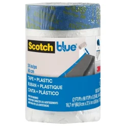Recharge bâche pré-adhésivée ScotchBlue Transparent 27mx60cm