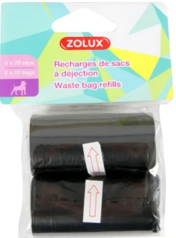 Recharge de sacs à déjection (2 rouleaux de 20)