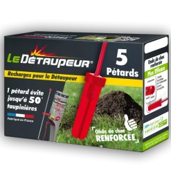 Recharge pour appareil Détaupeur (x5) LE DÉTAUPEUR