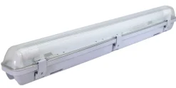 Réglette IP65 avec tube LED 2x24W - 5040 lm TIBELEC