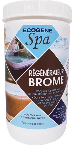 Régénérateur au brome poudre pour spa 1kg ECOGENE