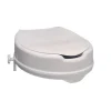 Réhausse WC plastique blanc avec abattant 10 cm