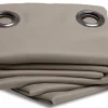 Rideau thermique et occultant 140 x 260 cm taupe