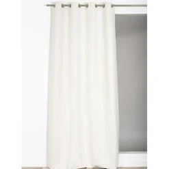 Rideau occultant Starlight 130x260 cm Ivoire