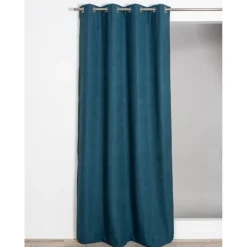 Rideau thermique Louna bleu jean 140 x 260 cm